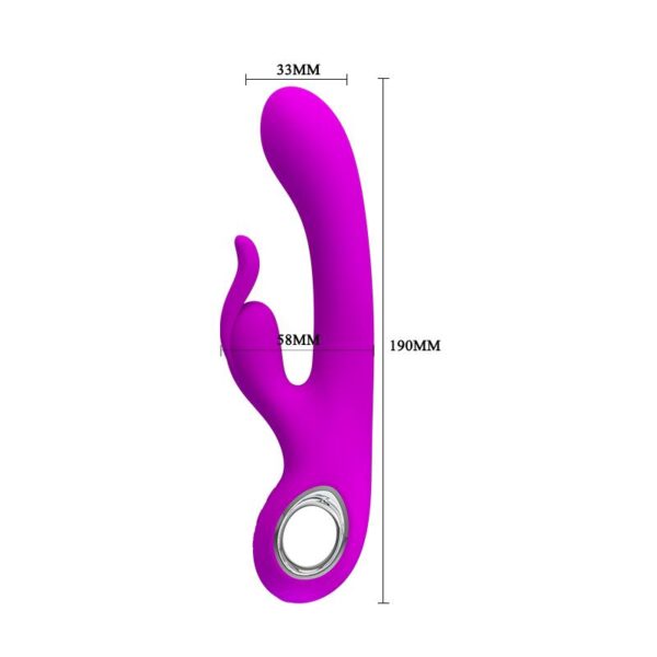 Vibrador Hot Rabbit Púrpura - Imagen 4