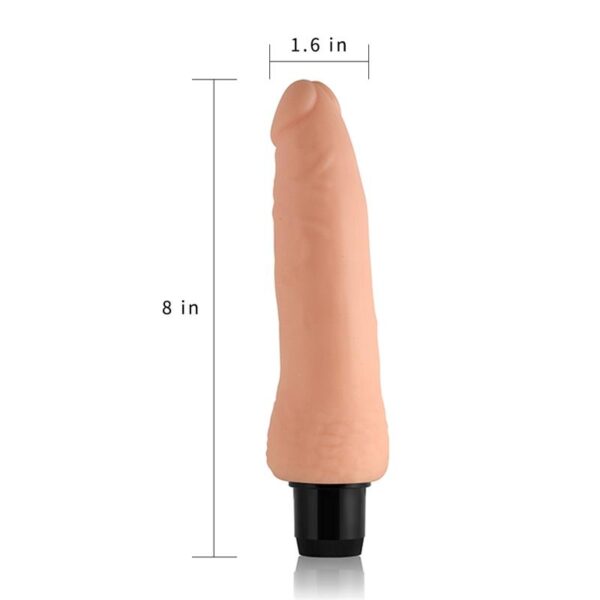 Vibrador Real Feel 8 Natural - Imagen 6