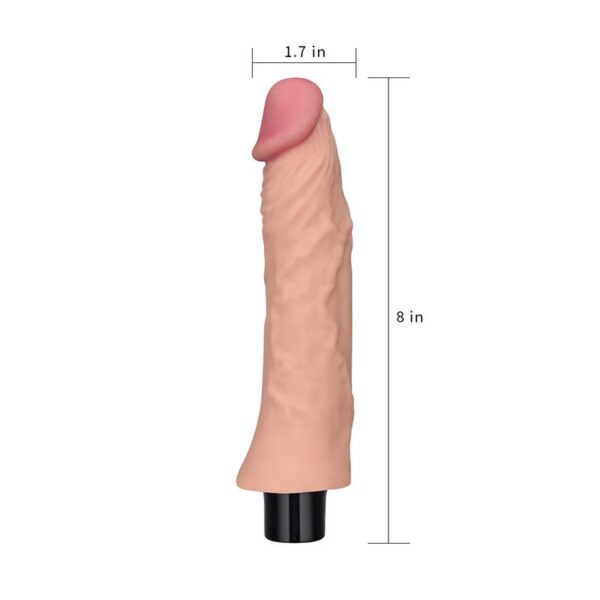 Vibrador Real Softee 8 Natural - Imagen 7