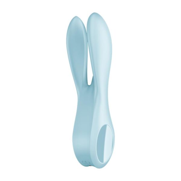 Vibrador Threesome 1 Light Azul - Imagen 5