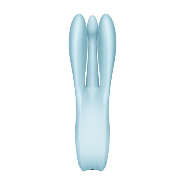 Vibrador Threesome 1 Light Azul - Imagen 4