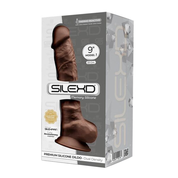 Dildo Dual Density Mod. 1 - 9 Marrón - Imagen 2