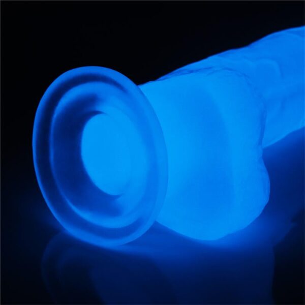 Dildo Lumino 7.5 Luz Azul - Imagen 8