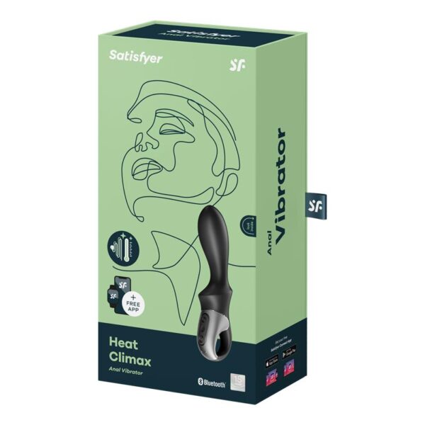 Heat Climax Vibrador con APP Punto G Punto P Función Calor USB Magnético - Imagen 8