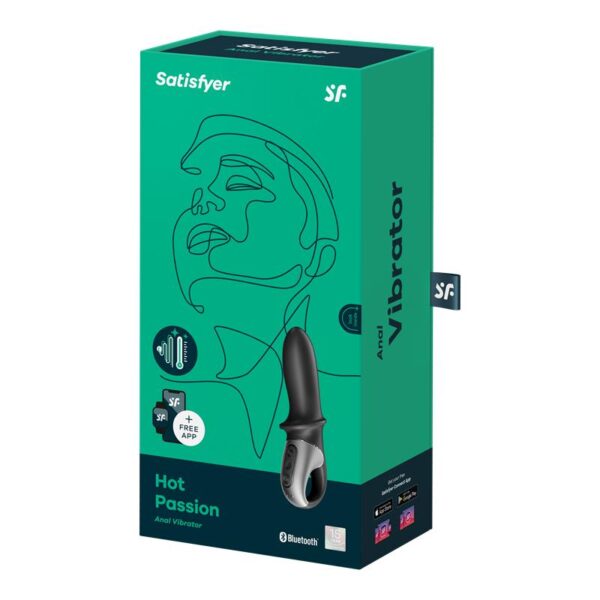 Hot Passion Estimulador Anal con APP y Vibración Función de Calor USB - Imagen 8