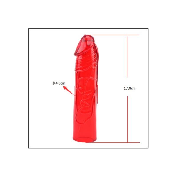 Kit Dildo y Vibrador Hers Dildo Kit Rojo - Imagen 8