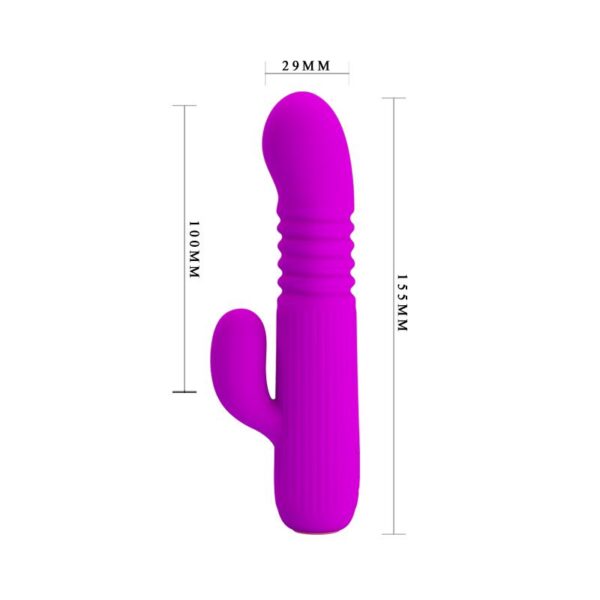 Leopold Vibrador con Función de Movimiento USB Silicona - Imagen 8