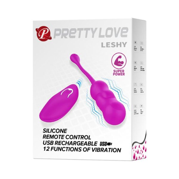 Leshy Huevo Vibrador con Control Remoto USB - Imagen 8