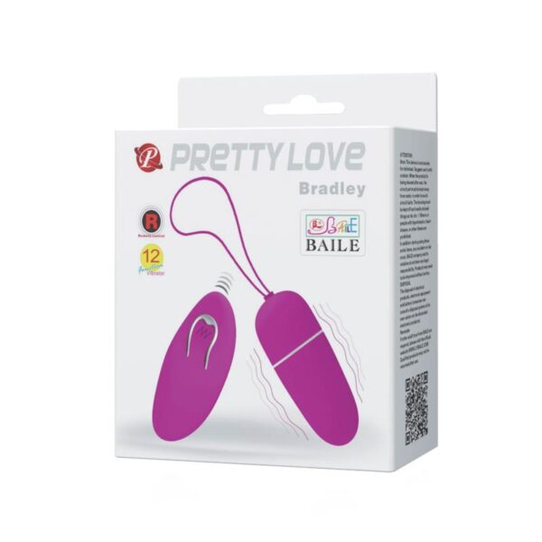 Pretty Love Huevo Vibrador Bradley Color Púrpura - Imagen 8