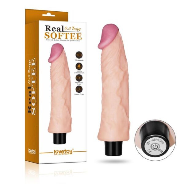 Vibrador Real Softee 8 Natural - Imagen 8