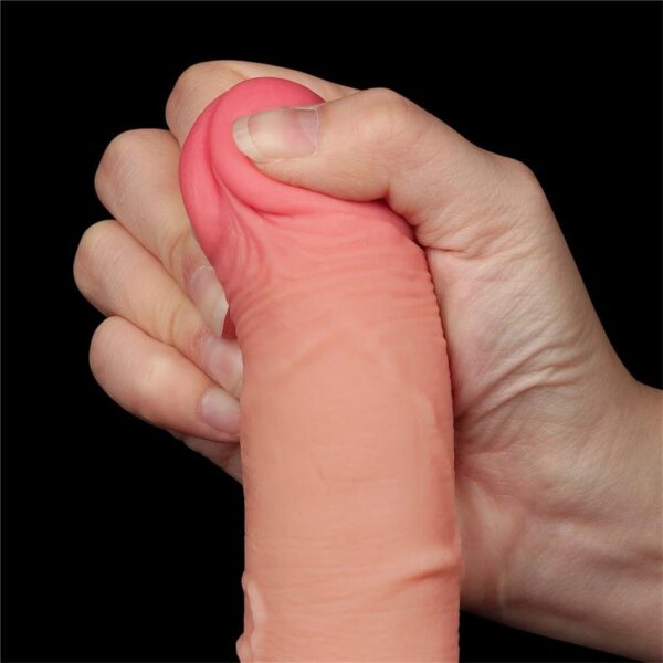 Dildo Dual Layer Piel Deslizante 7.5 - Imagen 3