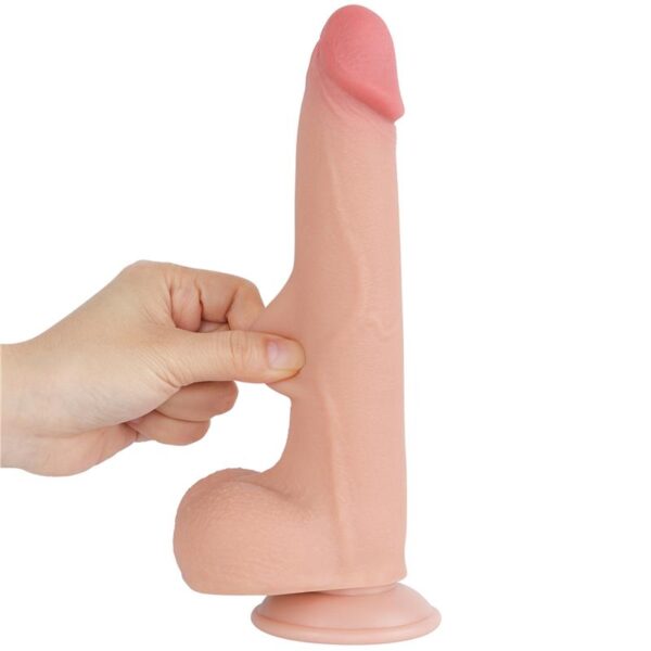 Dildo Dual Density Piel Deslizante 8.5 - Imagen 3