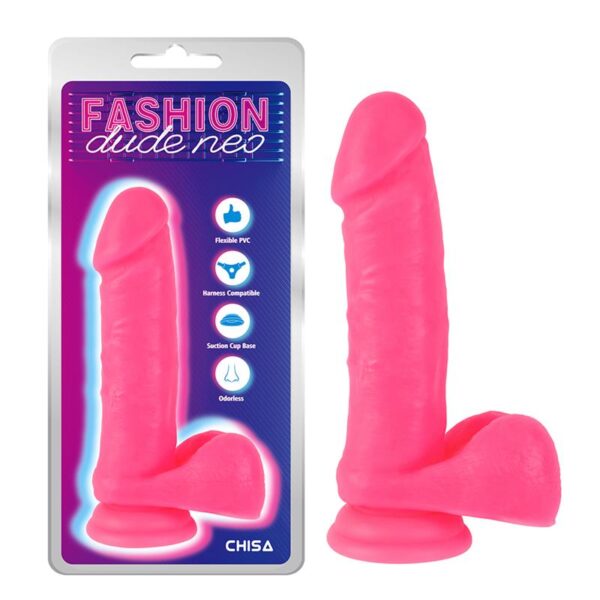 Dildo Dual Density Rosa 7.6 - Imagen 5