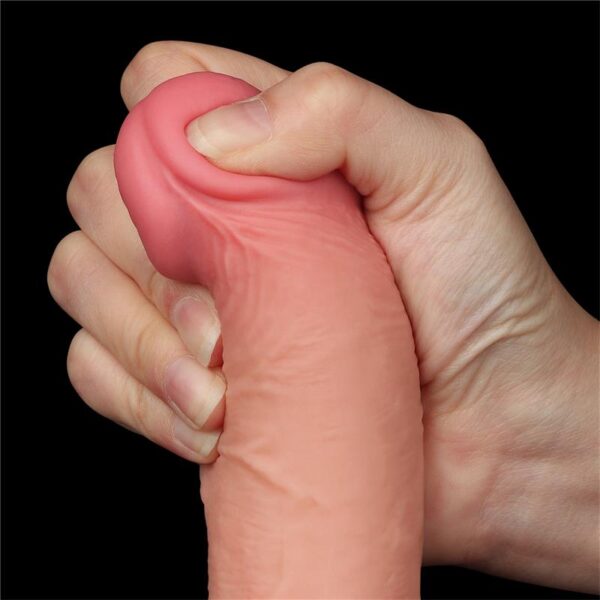 Dildo Dual Layer Piel Deslizante 7.5 - Imagen 7