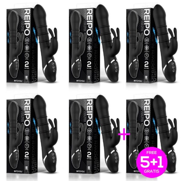 Pack 5+1 Reipo Vibrador Anillo Deslizantes Up and Down