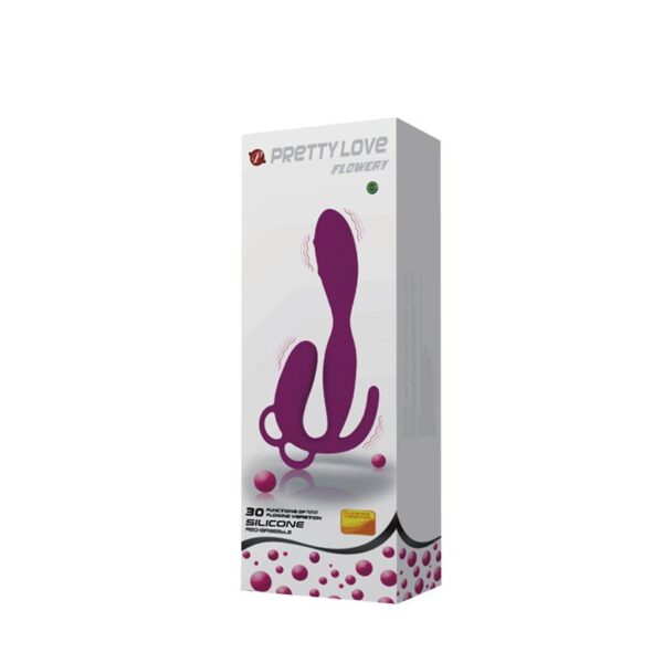 Pretty Love Plug Anal Flowery Color Púrpura - Imagen 8