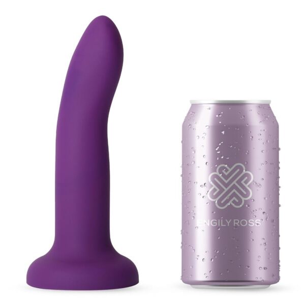 Dildo que Cambia de Color de Púrpura a Rosa Talla M 17 cm - Imagen 5