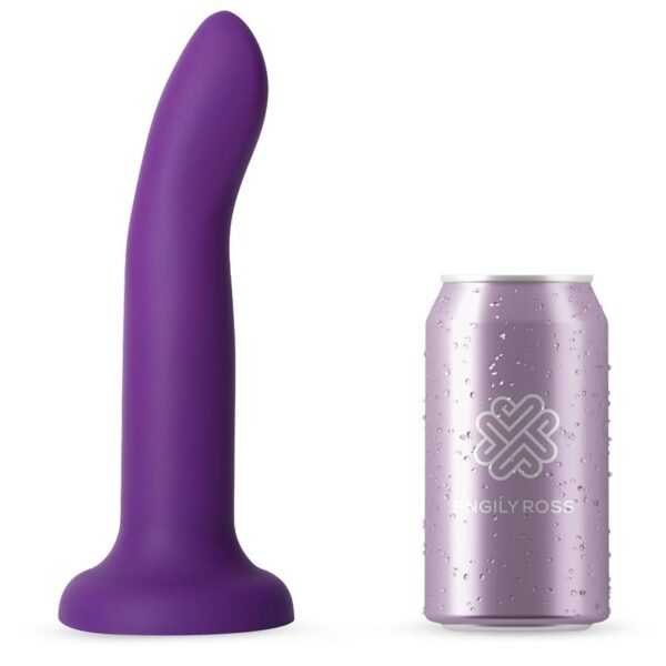 Dildo que Cambia de Color Púpura a Rosa Talla L 21 cm - Imagen 5