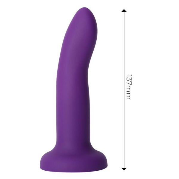 Dildo que Cambia de Color Púrpura a Rosa Talla S 14 cm - Imagen 6