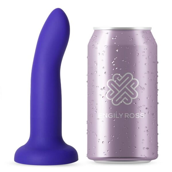 Dildo que Cambia de Color Púrpura a Rosa Talla S 14 cm - Imagen 5