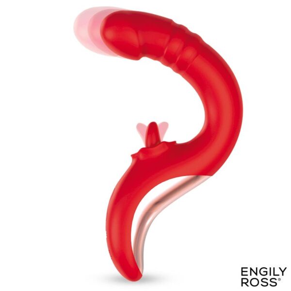 Drako Vibrador con Thrusting y Lengua Oscilante 360∫ - Imagen 2