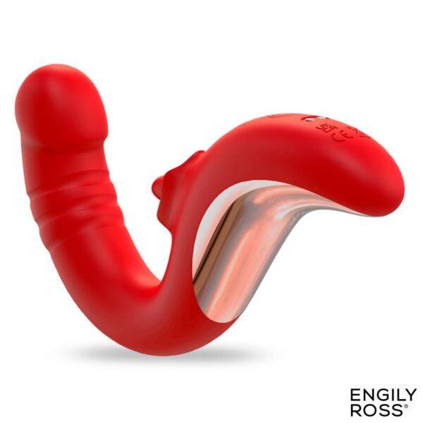 Drako Vibrador con Thrusting y Lengua Oscilante 360∫ - Imagen 4