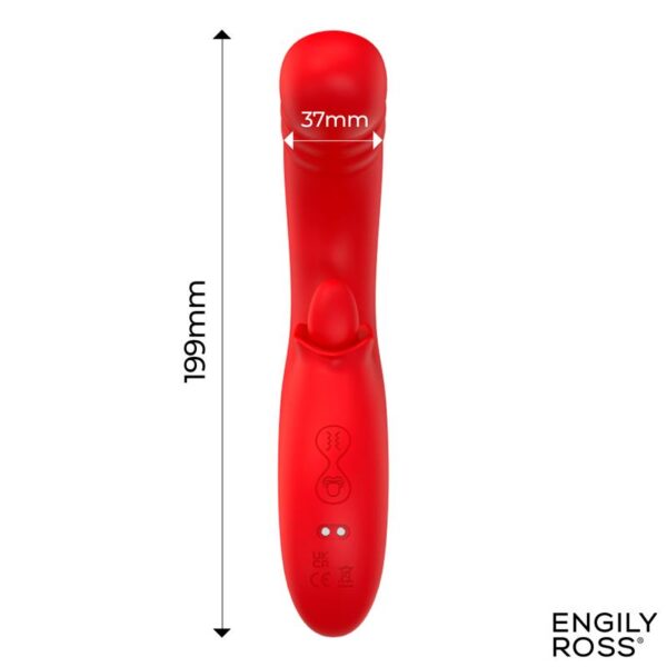 Drako Vibrador con Thrusting y Lengua Oscilante 360∫ - Imagen 6