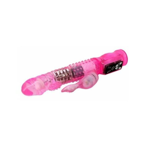 Vibrador con Rotador Cute Baby Rosa - Imagen 2