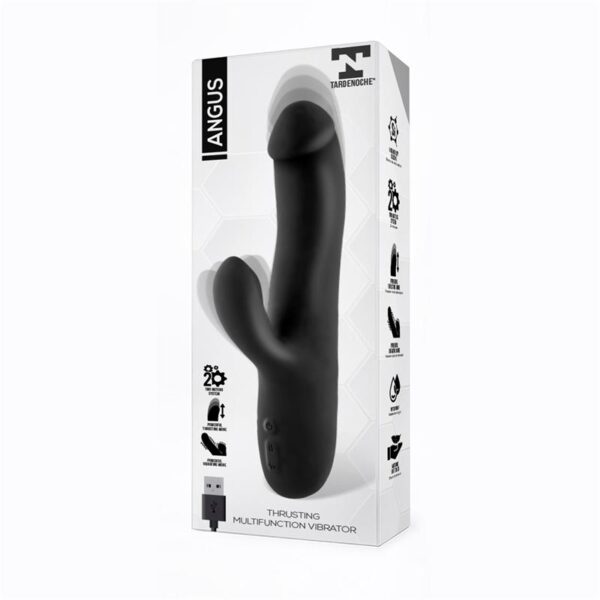 Angus Vibrador con Funcin de Movimiento Thrusting 2 Motores Silicona USB - Imagen 2