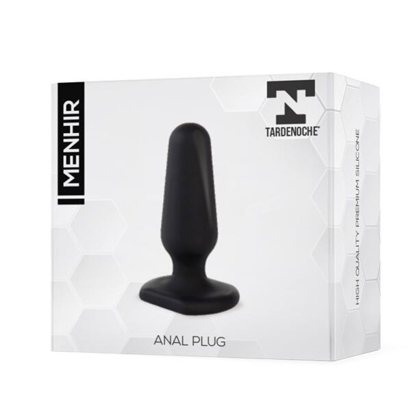 Menhir Plug Anal Silicona Negro - Imagen 2