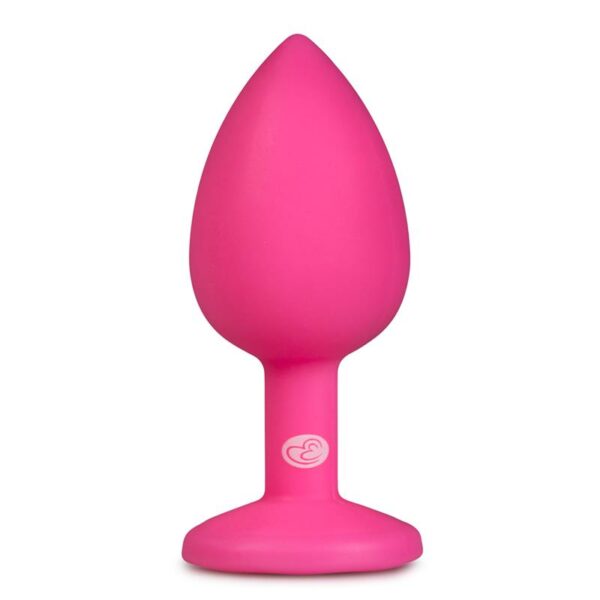 Plug Anal con Diamante Pequeño Rosa - Imagen 2