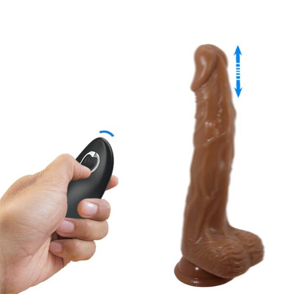 Bodach Dildo con Vibración, Rotación y Thrusting