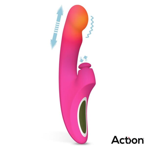 Enles Vibrador con Beating Ball, Thrusting y Función de Calor - Imagen 2