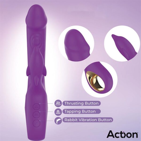 Fliper Vibrador con Thrusting y Doble Pulsación 3 Motores - Imagen 6