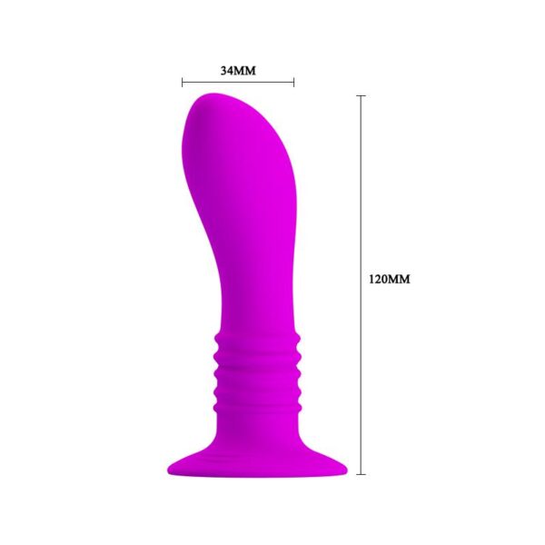 Pretty Love Plug Anal Vibrador Color Púrpura - Imagen 5