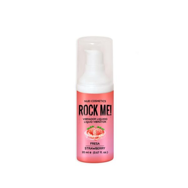 Rock Me! Vibrador Lìquido Fresa 20 ml - Imagen 2