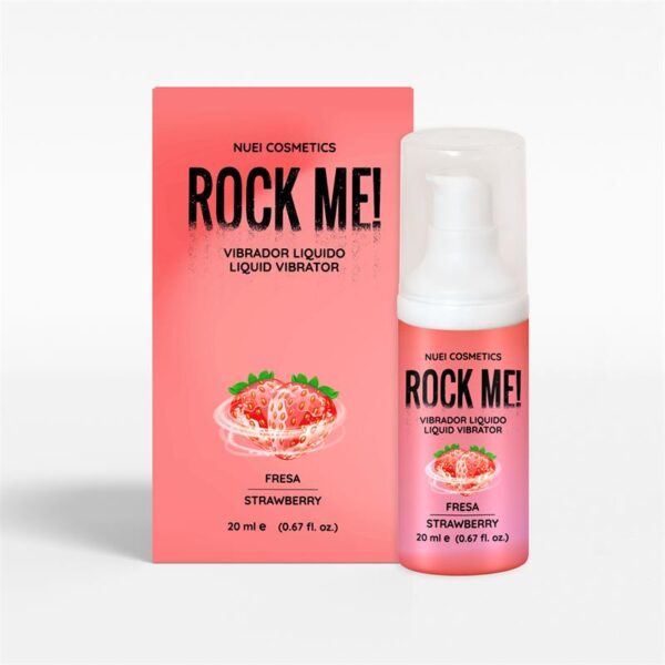 Rock Me! Vibrador Lìquido Fresa 20 ml