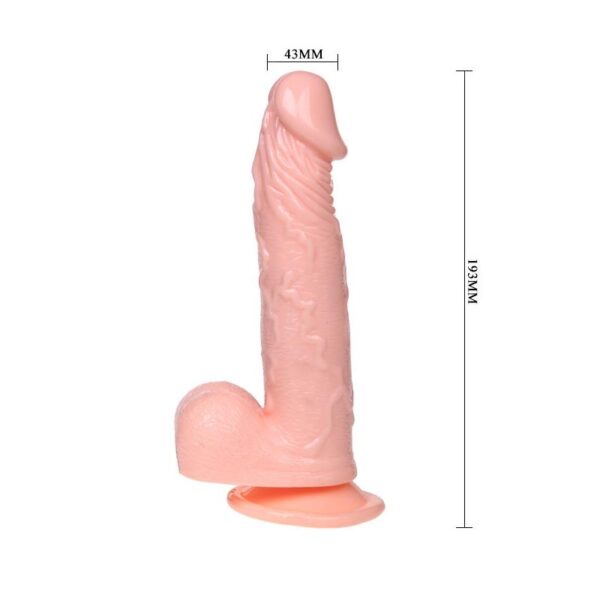 Baile Dildo con Bomba Color Natural - Imagen 3