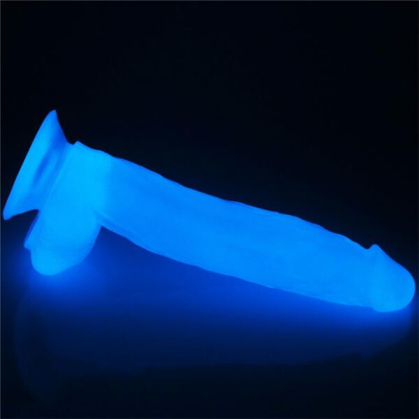 Dildo Lumino 10 Luz Azul - Imagen 2