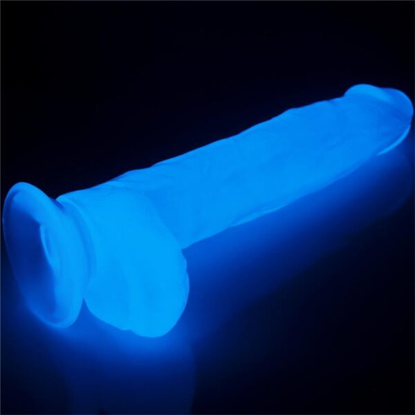 Dildo Lumino 10 Luz Azul - Imagen 3