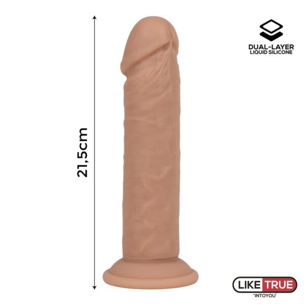 Dildo Realista Silicona Lìquida Dual Layer 8.5 - Imagen 7