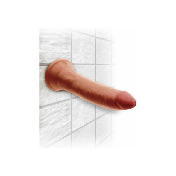 Dildo Triple Densidad 7 Caramelo - Imagen 3