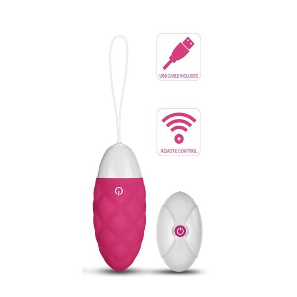 Huevo Vibrador iJoy Control Remoto USB Rosa - Imagen 2