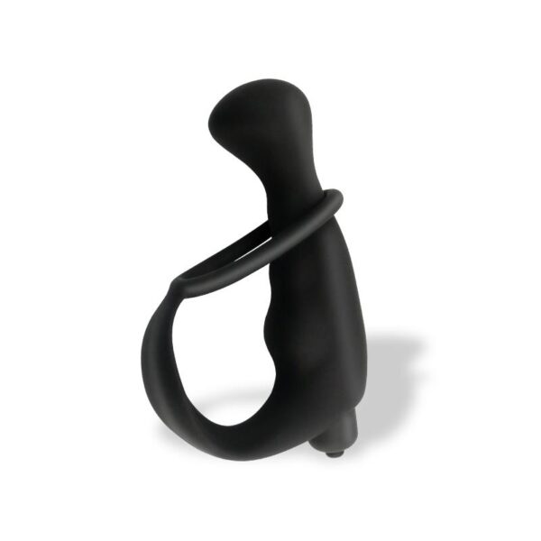 Iuterp Plug Anal con Vibración y Anillo para el Pene - Imagen 3