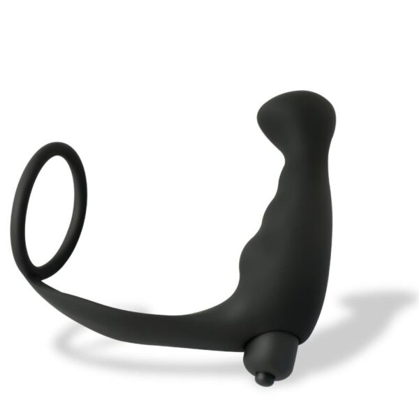 Iuterp Plug Anal con Vibración y Anillo para el Pene - Imagen 2