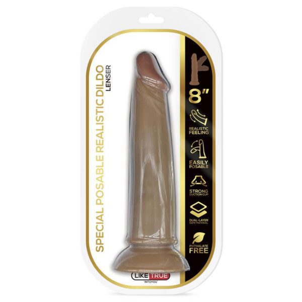 Lenser Dildo Realista Articulable-Posable Dildo 8 Marrón - Imagen 7