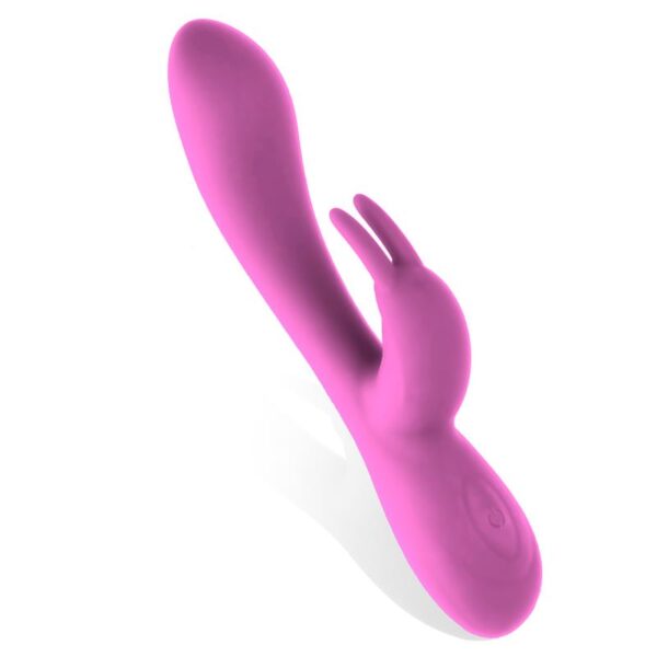 Mauve Vibrador Unibody Silicona Lìquida USB Rosa - Imagen 2