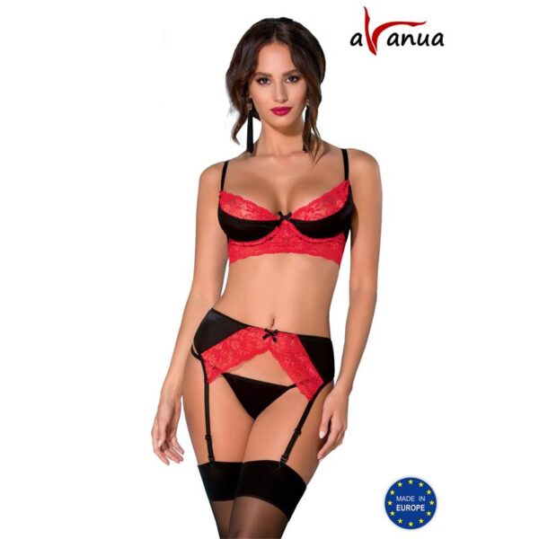 ODINA Set Negro/Rojo