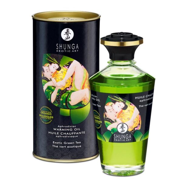 Shunga Aceite Afrodisaco de Masaje Aroma T Verde