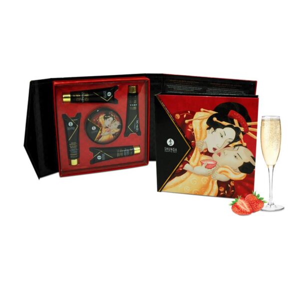 Shunga Kit Secretos de una Geisha Vino Espumoso - Imagen 3